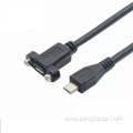 Screw Panel Mount USB Data Extension cable
